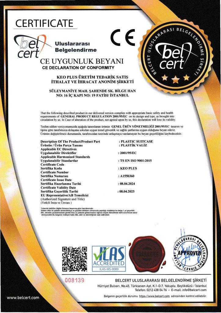 Keo-Plus Valiz Üretimi