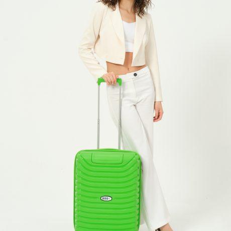Keo-Plus Kabin Boy Valiz Yeşil